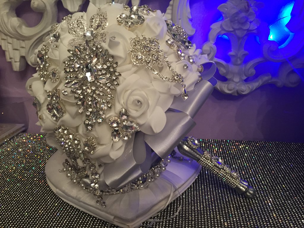 Wedding Bouquet Silver
