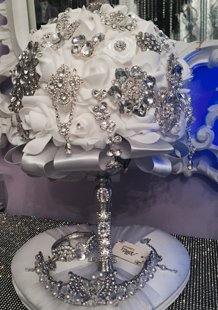 Wedding Bouquet Silver