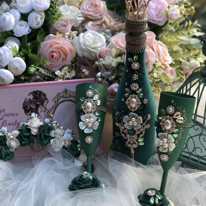 Quinceanera Champagne Set - Decorative Only