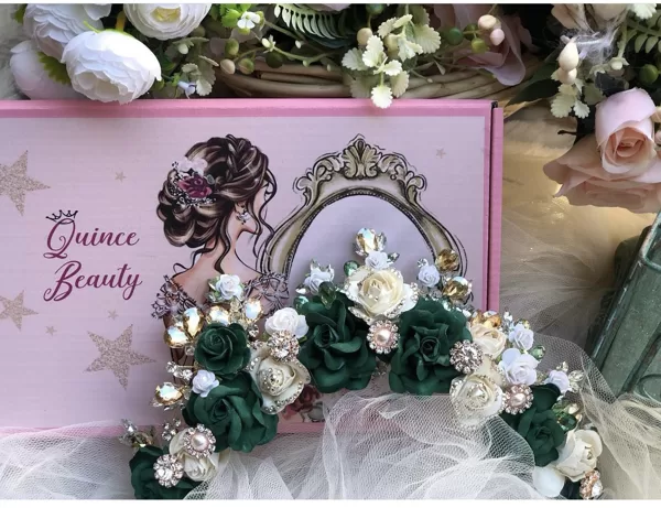 Quinceanera Hair Flower Crown