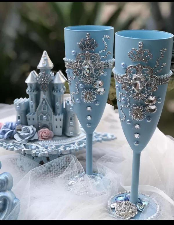 Quinceanera Champagne Glasses