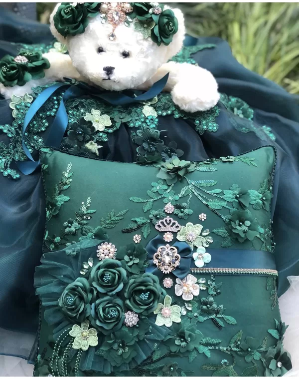 Quinceanera Teddy Bear And Pillow