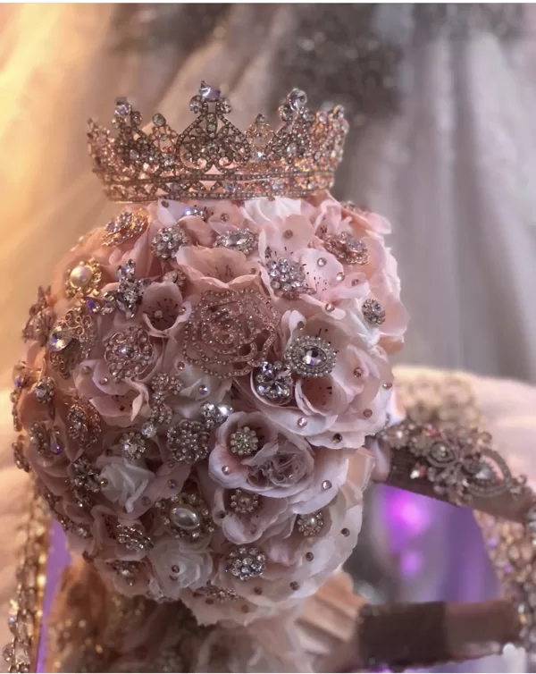 Quinceanera Bouquet And Crown