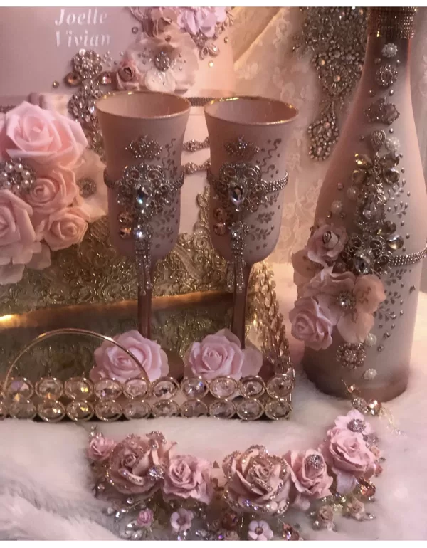 Quinceanera Champage Set - Decorative Only
